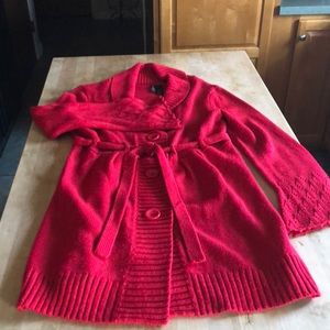 Shawl collar sweater